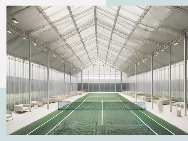 Строительство теннисных кортов в Красноуфимске