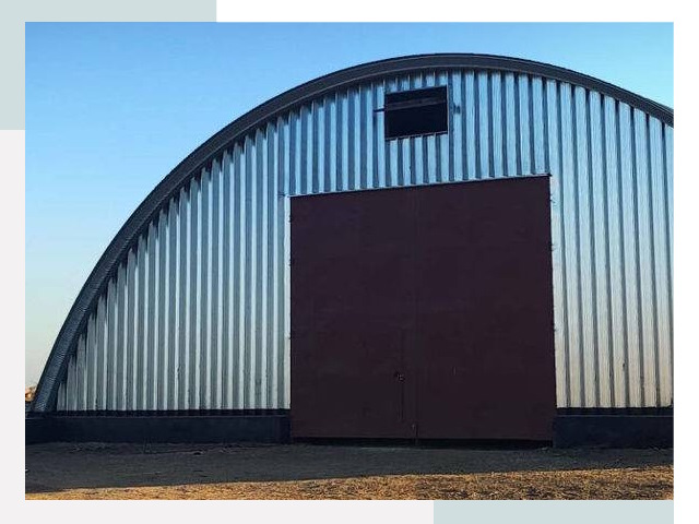 Бескаркасные ангары в Красноуфимске