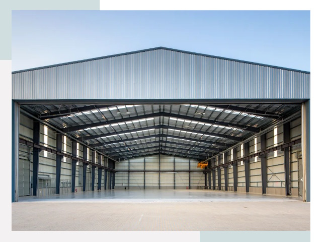 Большие ангары в Красноуфимске