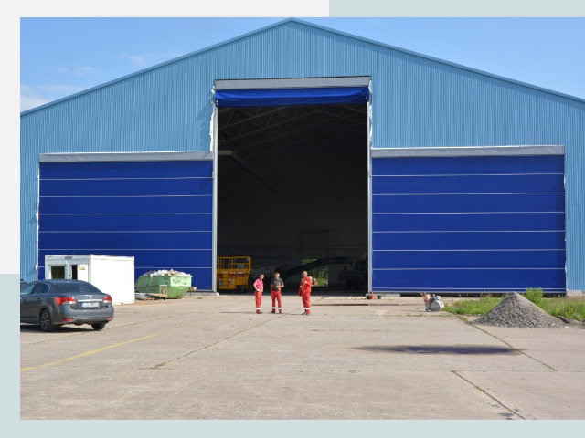 Ангарные ворота в Красноуфимск от СтальСтрой-Крф по цене 609 руб.