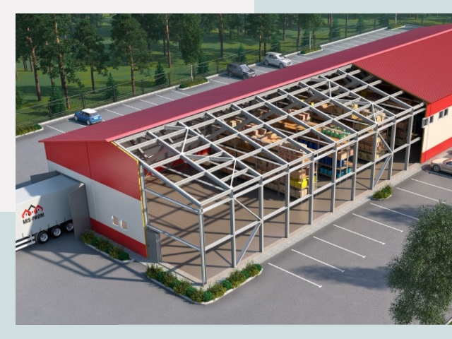 Проектирование ангаров в Красноуфимске от 609 руб.