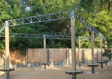 Терраса из металлоконструкций под ключ, проектирование, изготовление и монтаж от СтальСтрой-Крф